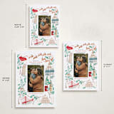 "Rockin' around the world" - Holiday Cards in Peppermint by Sarah Knight - Formats Available