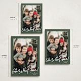 "Oh what fun script" - Holiday Cards in Forest by Karidy Walker - Formats Available