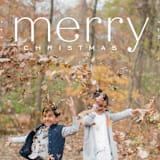 "Mod Tidings" - Holiday Cards in Snow by Amy Kross - Detail