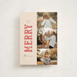 "Merry Trio" - Holiday Cards in Poinsettia by Julie Murray - Front