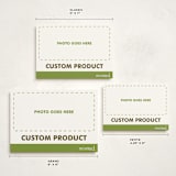 "Landscape Custom" - Holiday Cards in Charcoal by Minted Custom - Formats Available