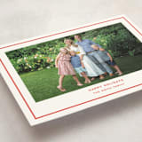 "Bowery" - Holiday Cards in Candy Cane by Megan Davis - Detail