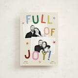 "Full of Joy (& Cheer)" - Holiday Cards in Jubilant by Kercia Jane - Front