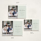 "Charming Stripe" - Holiday Cards in Juniper by Olivia Raufman - Formats Available