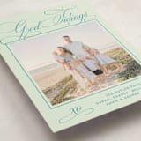 "Julep" - Holiday Cards in Mint by Megan Davis - Detail