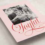 "Joyful Beauty" - Holiday Cards in Blush by Stacey Day - Detail