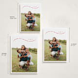 "Simple Twist" - Holiday Cards in Poinsettia by Erica Krystek - Formats Available