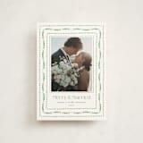 "Nostalgic Ribbon Border" - Holiday Cards in Elf Shoes by Erika Firm - Front