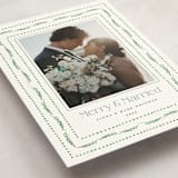 "Nostalgic Ribbon Border" - Holiday Cards in Elf Shoes by Erika Firm - Detail