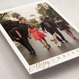 "Footnote" - Holiday Cards in Honey by Carolyn MacLaren - Detail