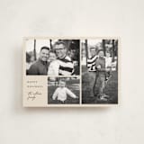 "Simple Gallery" - Holiday Cards in Ivory by Angela Thompson - Front