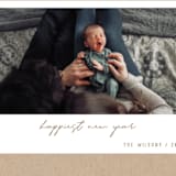 "New Year Snapshot" - Holiday Cards in Antique by Jhudy - Detail