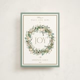 "Peace, love & hope" - Holiday Cards in Wintermint by Susan Moyal - Front