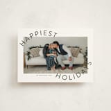 "Round and Round" - Holiday Cards in Snowflake by Jessica Williams - Front