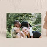 "wonder love" - Holiday Cards in Snow by Erin Deegan - Front