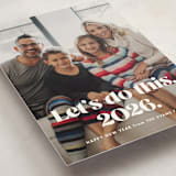 "Let's do this" - Holiday Cards in Snow by Lea Delaveris - Detail