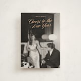 "Classy Cheer" - Holiday Cards in Apricot by Ekko Studio - Front