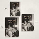 "Classy Cheer" - Holiday Cards in Apricot by Ekko Studio - Formats Available