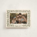 "Winter Garland" - Holiday Cards in Eggnog by Diana Pinnell - Front