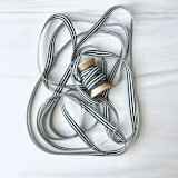 "Forest Green Stripe 3/8" x 15 feet Holiday Ribbon" - Holiday Ribbons and Bows in green by Honey Silks Co