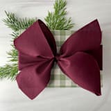 "Sugar Plum 2" x 15 ft Holiday Ribbon" - Holiday Ribbons and Bows in purple by Honey Silks Co