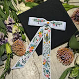 "Custom Hand-Painted Graduation Cap Bow" - Holiday Ribbons and Bows in multicolorassorted-colors by Ashley Myers