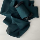 "2" Holiday Ribbon Collection - Winter Spruce" - Holiday Ribbons and Bows in green by Honey Silks Co
