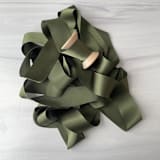 "Pine 1" x 15 ft Holiday Ribbon" - Holiday Ribbons and Bows in green by Honey Silks Co