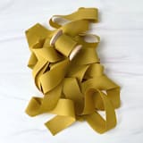 "Deep Golden Pear Holiday Ribbon 1" x 15ft" - Holiday Ribbons and Bows in green by Honey Silks Co