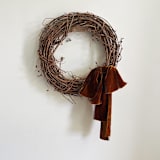 "2" Silk Velvet Ribbon - Copper" - Holiday Ribbons and Bows in copper by Honey Silks Co