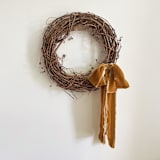 "2" Silk Velvet Ribbon - Goldenrod" - Holiday Ribbons and Bows in gold by Honey Silks Co