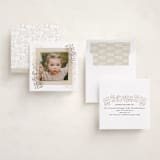 "Laurel" - Holiday Cards in Marshmallow by Tamara Hilje - Assembled