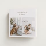 "Minimal Duo" - Holiday Cards in Almond by Bethan - Folded Card