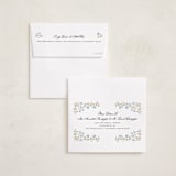 "Floral Cascade" - Holiday Cards in Bluebell by Anna Black - FREE Recipient Addressing
