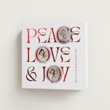 "Peace Love & Joy" - Holiday Cards in Snow by Carolyn Kach - Folded Card