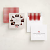 "Jolly Wreath" - Holiday Cards in Eggnog by Adelyn T. - Assembled