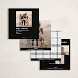 "Plaid Frame" - Holiday Cards in Ink by Blustery August - Back of Card Options