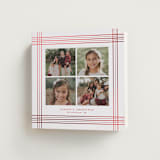 "Plaid Frame" - Holiday Cards in Santa Suit by Blustery August - Folded Card