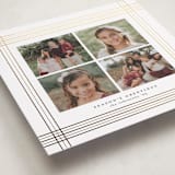 "Plaid Frame" - Holiday Cards in Ink by Blustery August - Detail