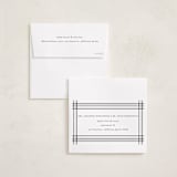 "Plaid Frame" - Holiday Cards in Ink by Blustery August - FREE Recipient Addressing