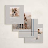 "Perfectly Plaid" - Holiday Cards in Icicle by Poised Avenue - Back of Card Options