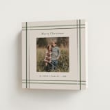 "Perfectly Plaid" - Holiday Cards in Sage by Poised Avenue - Folded Card