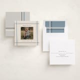 "Perfectly Plaid" - Holiday Cards in Icicle by Poised Avenue - Assembled