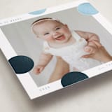 "Pompom" - Holiday Cards in Blue Jay by Blustery August - Detail