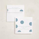 "Pompom" - Holiday Cards in Blue Jay by Blustery August - FREE Recipient Addressing