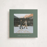 "Top of the Mountain" - Holiday Cards in Spruce by Gwen Bedat - Front