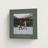 "Top of the Mountain" - Holiday Cards in Spruce by Gwen Bedat - Folded Card
