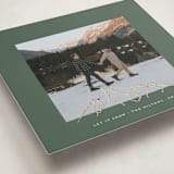 "Top of the Mountain" - Holiday Cards in Spruce by Gwen Bedat - Detail