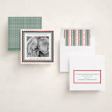 "Gingham Fun" - Holiday Cards in Mistletoe by Erin German - Assembled