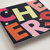 "Disco" - Holiday Cards in Bubblegum by Morgan Kendall - Detail